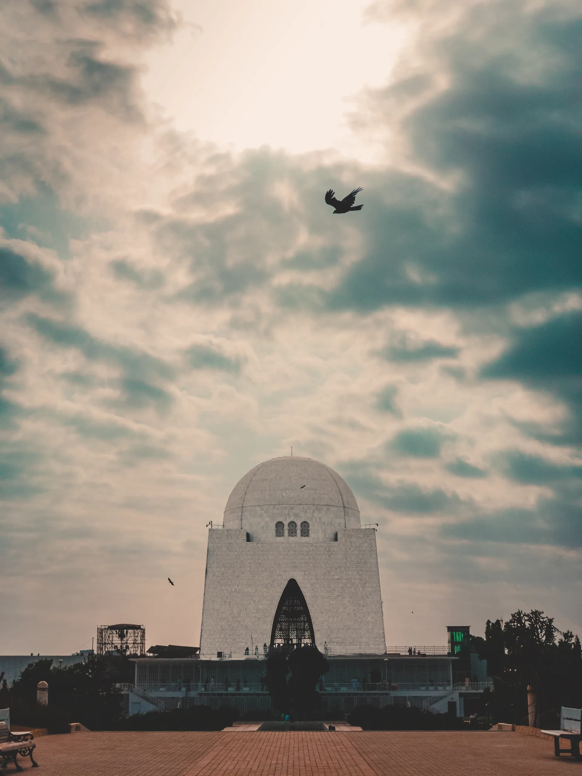 The white marble Mazar-e-Quaid in Karachi