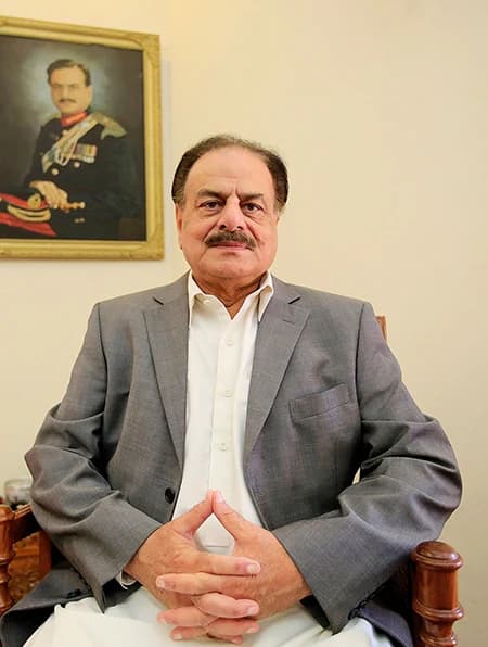 TJP profile portrait of Lieutenant General Hamid Gul